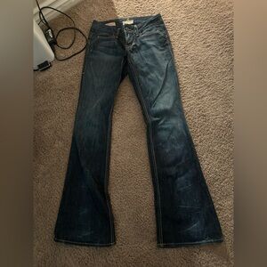 William Rast Savoy Regular Rise Trouser Jeans Dark Blue Denim Jeans